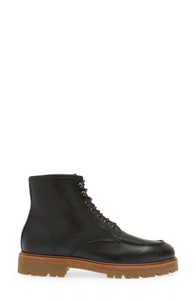 Shop Brunello Cucinelli Apron Toe Boot In C101-black