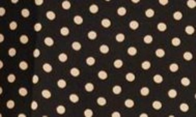 Shop Etro Polka Dot & Paisley Silk Palazzo Pants In 1, Black