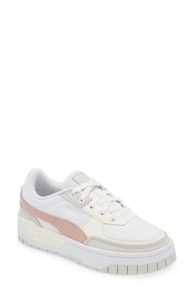 Shop Puma Cali Dream Sneaker In  White-sedate Gray