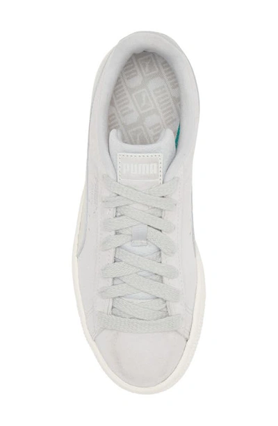 Shop Puma Suede Classic Selflove Low Top Sneaker In Ash Gray-frosted Ivory