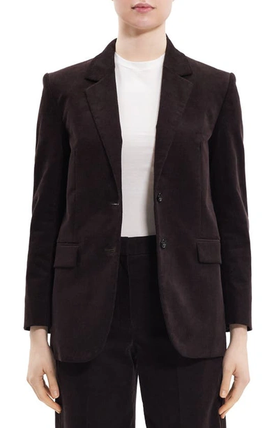 Shop Theory Slim Fit Corduroy Blazer In Mink