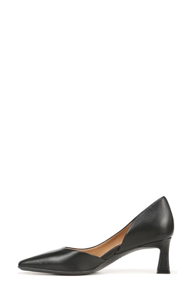 Shop Naturalizer Dalary Pointed Toe Pump In Black Leather