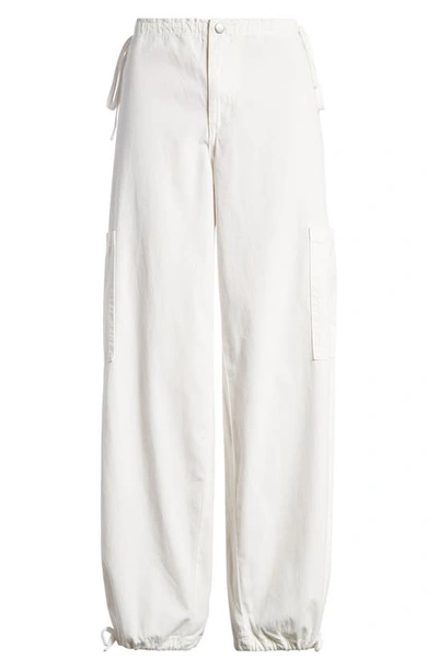 Shop Pacsun Parachute Cargo Pants In Bright White