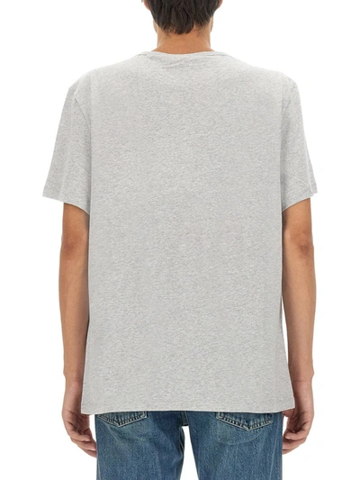 Shop Alexander Mcqueen T-shirt With Logo In Grey