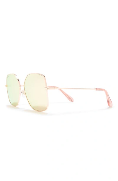 Shop Diff Beatrice 59mm Oversize Sunglasses In Gold