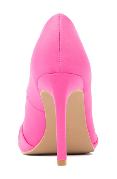 New York And Company Women's Monique- Knotted Pointy High Heels Pumps In Pink