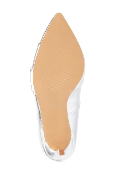 New York And Company Monique Twist Pump In Silver