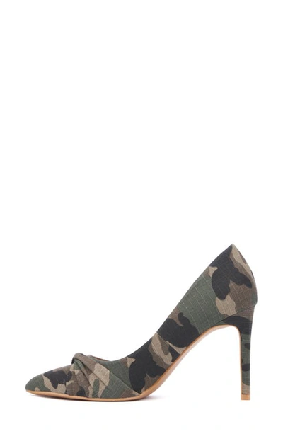 New York And Company Monique Twist Pump In Camouflage