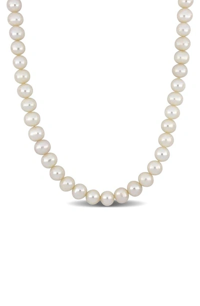 Shop Delmar 9–9.5mm Cultured Freshwater Pearl Necklace