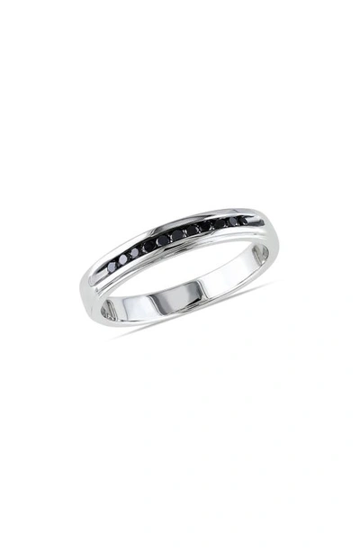 Shop Delmar Black Diamond Band Ring