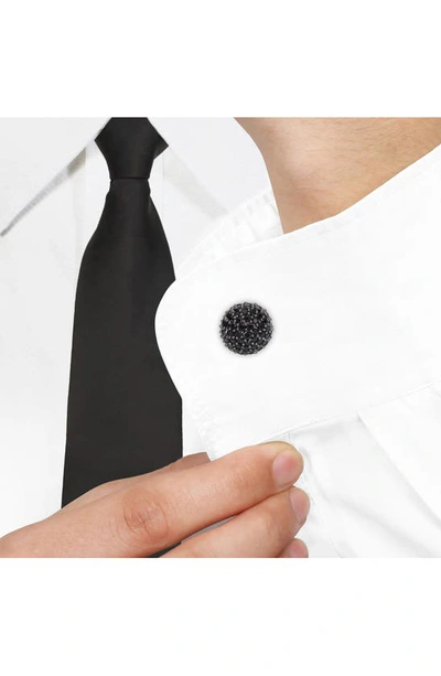 Delmar Black Spinel Cuff Links In Black
