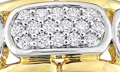 Delmar Moissanite Station Ring In Gold