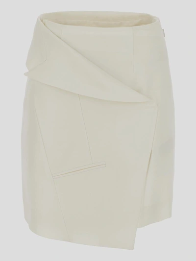Shop Alexander Mcqueen Skirts In White