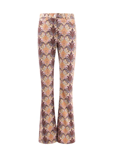 Etro Trouser In Multicolor