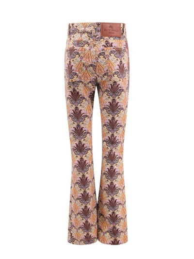 Etro Trouser In Multicolor