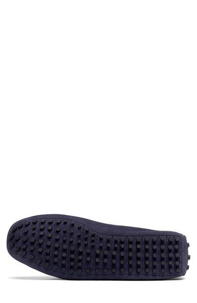 Carlos Santana Ritchie Suede Driver In Navy