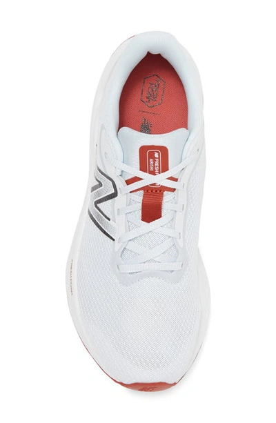 Shop New Balance Fresh Foam Arishi V4 Sneaker In Quartz Grey/ Brick Red