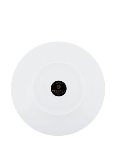 Shop Versace I Love Baroque Soup Plate In White