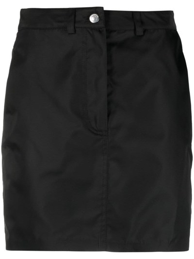 Shop Nanushka High-waisted Mini Skirt In Schwarz
