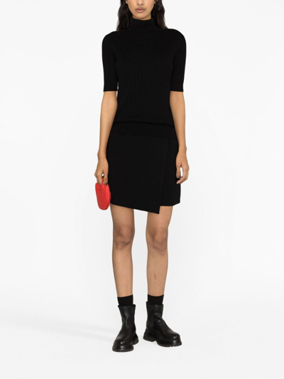 Shop Lisa Yang Cashmere Knitted Mini-dress In Schwarz