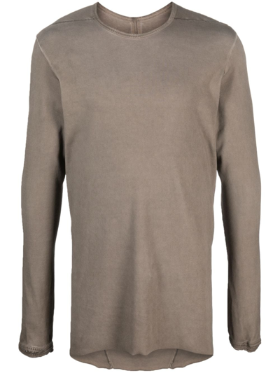 Shop Isaac Sellam Experience Long-sleeve Organic Cotton Sweatshirt In Nude
