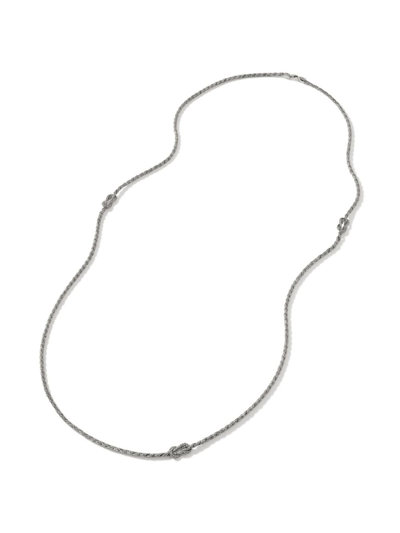 Shop John Hardy Love Knot Necklace In Silber