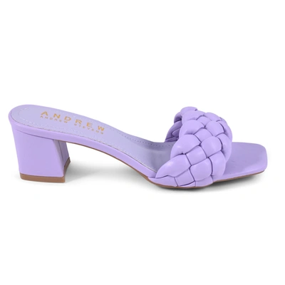 Shop Andrew By Andrew Stevens Aya Lavender In Purple