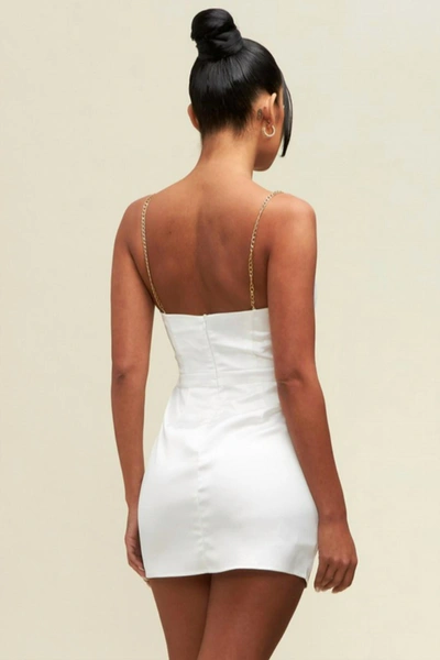 Shop Luxxel Corset Mini Dress In White