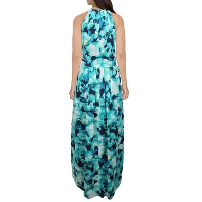 Shop Jessica Howard Womens Chiffon Printed Maxi Dress In Multi