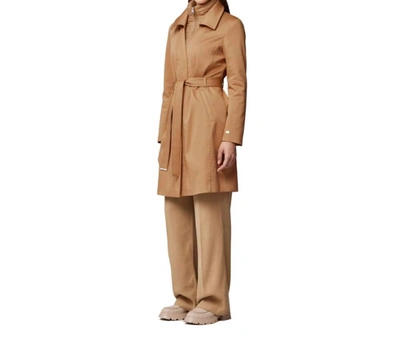 Soia & Kyo Kelly Trench Coat In Biscuit In Beige