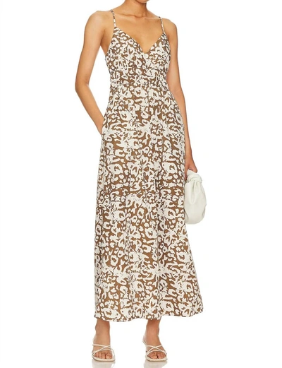 Shop Rails Justine Dress In Sepia Cheetah In Multi