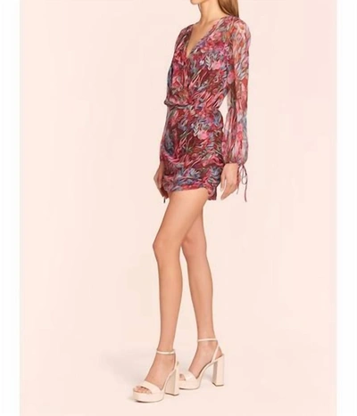 Shop Amanda Uprichard Amani Dress In Bloom Print In Multi