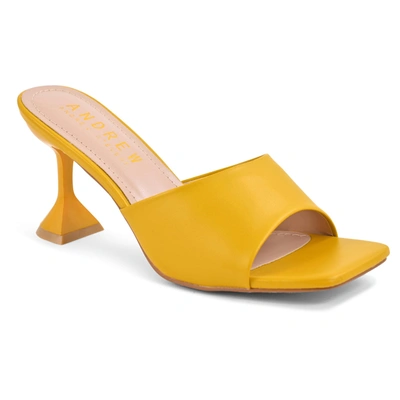 Shop Andrew By Andrew Stevens Freya Mustard In Yellow