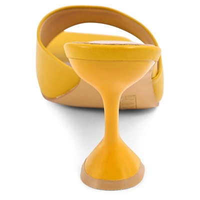 Shop Andrew By Andrew Stevens Freya Mustard In Yellow