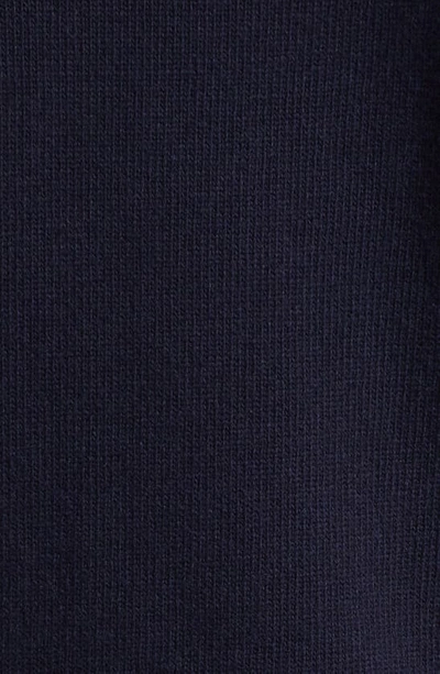 Shop Stone Island Compass Logo Wool Blend Sweater In Navy Blue