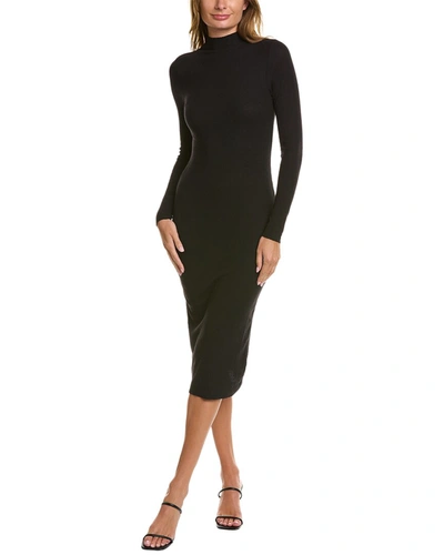Shop Nation Ltd Nicole Midi Dress In Black
