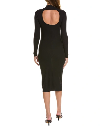 Shop Nation Ltd Nicole Midi Dress In Black