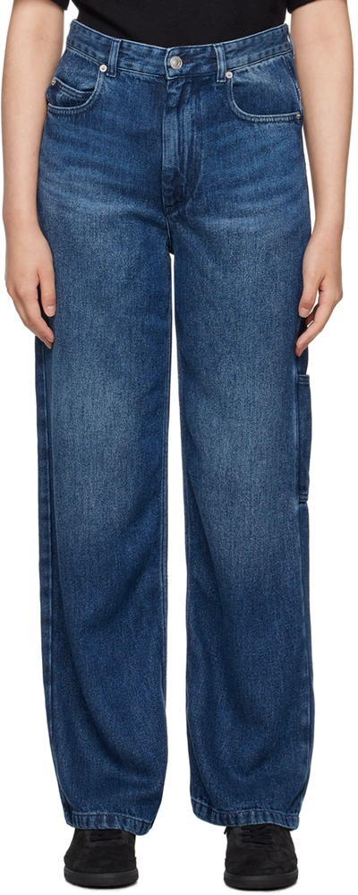 Isabel Marant Étoile Blue Bymara Jeans In 30bu Blue