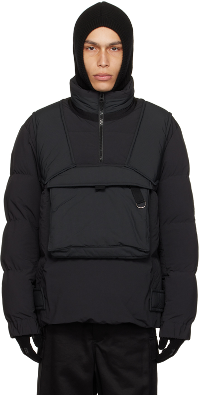 Shop Sacai Black Padded Jacket In 001 Black