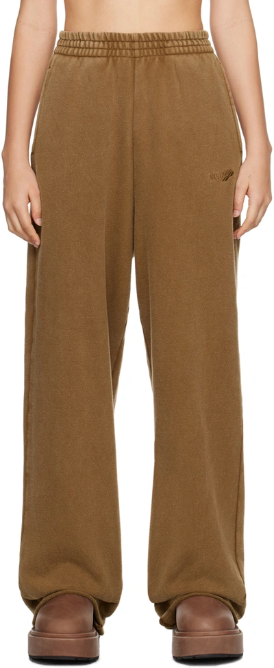 Shop We11 Done Brown Embroidered Lounge Pants
