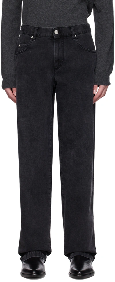 Shop Isabel Marant Black Jorje Jeans In 02fk Faded Black