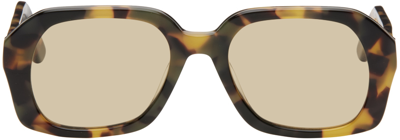 Shop Velvet Canyon Tortoiseshell 'le Classique' Sunglasses In Honey Tort