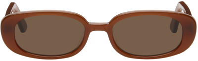 Shop Velvet Canyon Brown Velvetines Sunglasses In Chocolate