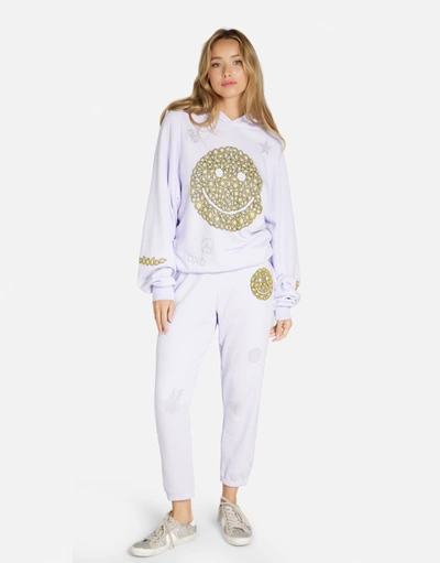 Lauren Moshi Trina Diamond Happyface In Light Purple