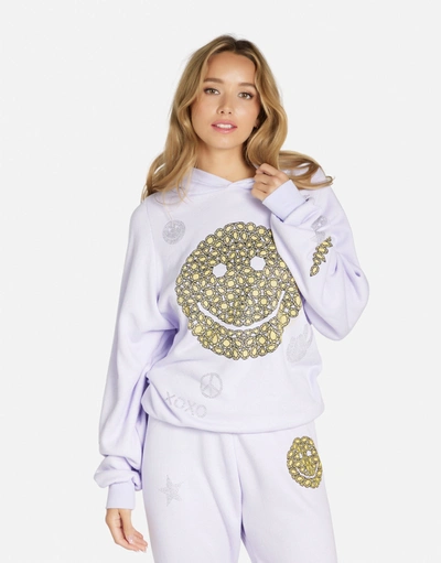 Lauren Moshi Trina Diamond Happyface In Light Purple