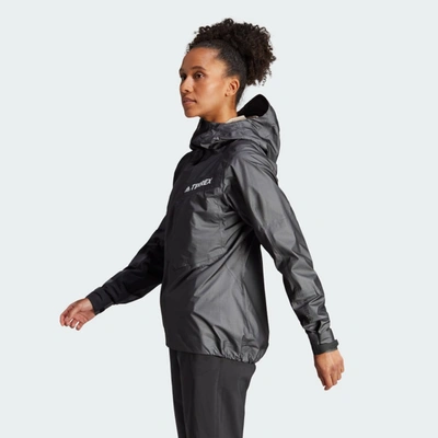 Shop Adidas Originals Women's Adidas Techrock Light Gore-tex Jacket In Black