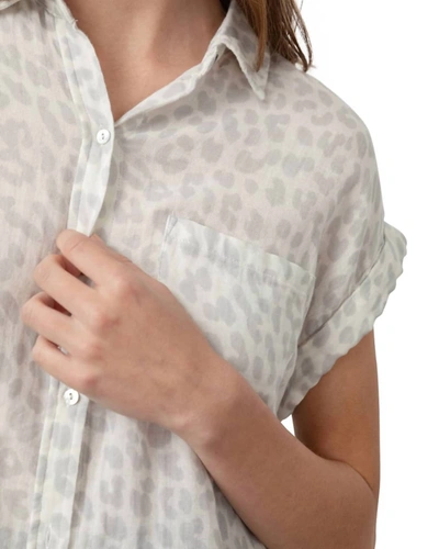 Rails Whitney Print Shirt In Grey Jaguar In Multi