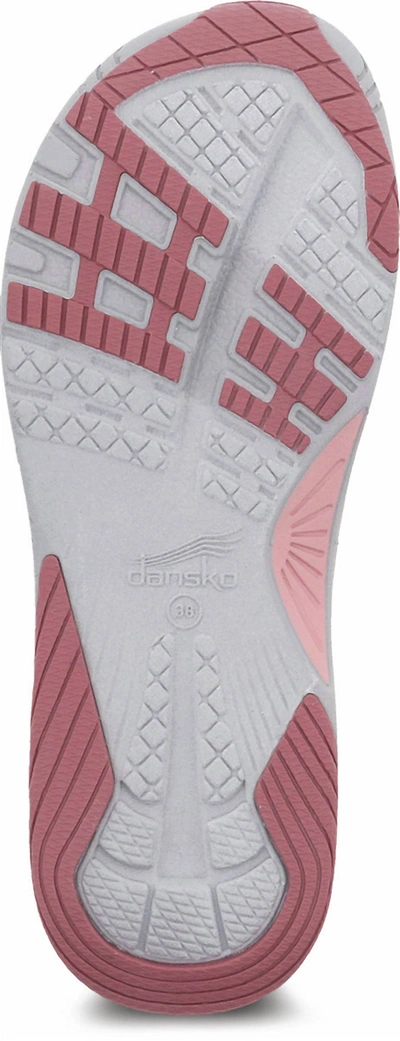 Shop Dansko Racquel Herringbone Webbing Sandals In Rose In Pink