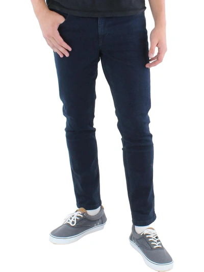 Shop Dkny Jeans Bedford Mens Denim Slim Straight Leg Jeans In Multi