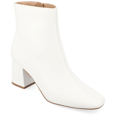 Shop Journee Collection Women's Tru Comfort Foam Haylinn Booties In White